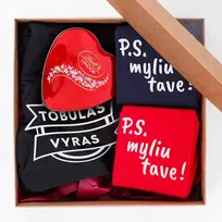 Dovanų rinkinys vyrams "P.S. myliu tave!"