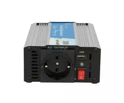 EXTRALINK automobilio įtampos keitiklis 12V-230V 300W grynas sinusas OPIP-300W