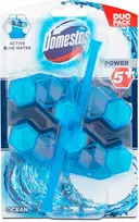 WC valiklis - gaiviklis Domestos Power 5+ Mėlyna Ocean, 2x53 g