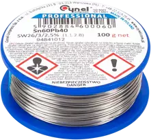 9634# Lydmetalis Cynel 1.5mm/100g Sn60Pb40