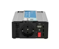 EXTRALINK automobilio įtampos keitiklis 12V-230V 500W modifikuotas sinusas OPIM-500W