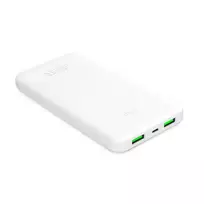 Apple Išorinė baterija PURO su greituoju krovimu, 10 000mAh, 2xUSB-A, 1xUSB-C, balta / PWFCBB100P2WHI