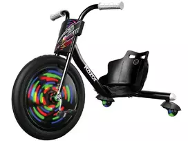 Triratis dviratis Razor RipRider 360 Lightshow, juodos spalvos