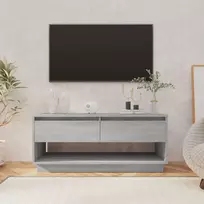 TV staliukas Televizoriaus spintelė, pilka ąžuolo, 102x41x44cm, mediena
