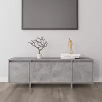TV staliukas Televizoriaus spintelė, betono, 120x30x40,5cm, apdirbta mediena