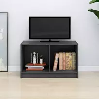 TV staliukas Televizoriaus spintelė, pilka, 70x33x42cm, pušies masyvas