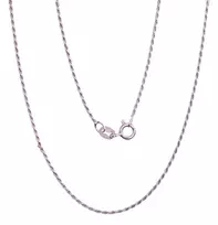 Sidabrinė grandinėlė Rope 1,1 mm - 2.1 g. - 40 - 1,1 mm.
