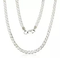 Sidabrinė grandinėlė Crandmother 3.1 mm , briaunų apdirbimas deimantu - 55 - 10 g. - 3.1 mm.
