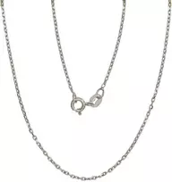 Sidabrinė grandinėlė Anchor 1 mm , briaunų apdirbimas deimantu - 2.3 g. - 1 mm. - 55