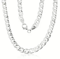 Sidabrinė grandinėlė Crandmother 6 mm , briaunų apdirbimas deimantu - 6 mm. - 50 - 23.6 g.