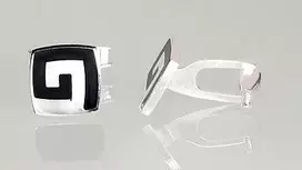 Sidabrinis sąsagos - 14 mm. - 10.4 g.