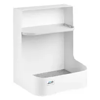 Pojemnik „Ergo Office“ po stalu dedamas konteineris / organizatorius su priedų lentyna, baltas, maks. 5kg, ER-442