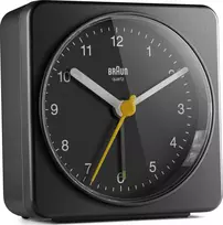 Braun BC 03 B kvarcinis žadintuvas analoginis juodas