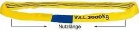 Sintetinis žiedinis stropas YALE RSX-05000 5000 kg 4 m