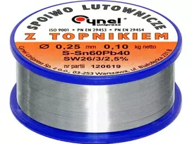 Lydmetalis su fliusu CYNEL LC60-FSW26 0.25mm 100g