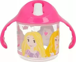 Gertuvė Princess Princesė - 250 ml neišsiliejantis puodelis su rankenėlėmis
