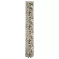 Gabiono stulpas, 30x200cm, galvanizuotas plienas, apskritas