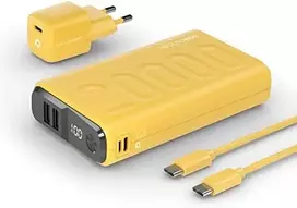 Powerbank Realpower PB-20000 20000mAh Geltonas