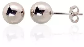 Sidabriniai auskarai Vinukai, Praba: 925°, Metalas: Sidabras - 1.9 g. - 7.9 mm.