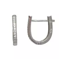 Sidabriniai auskarai anglišku užsegimu, Metalas: Sidabras, Praba: 925°, - 20 - 3,45
