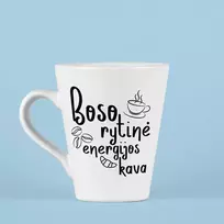Latte puodelis "Boso rytinė kava"
