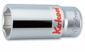 3/4" šešiabriaunis rankinis lizdas, pailgas, veržlėms ir varžtams, 32 mm, Koken [6300M 32]