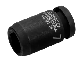 1/4 colio šešiakampė smūginė galvutė, 7 mm, Bahco [K6701M-7]