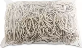 Office Products Biuro gaminiai Ruoniai Biuro gaminiai, skersmuo 80mm, 1,5X3mm, 60% Kauchuku, 1000G, Cowel, Balta