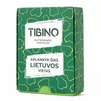 Nutrinamų kortelių rinkinys TIBINO "Aplankyk šias Lietuvos vietas"