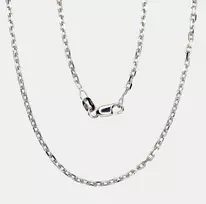 Sidabrinė grandinėlė Anchor 2.1 mm , briaunų apdirbimas deimantu - 5.7 g. - 45 - 2.1 mm.
