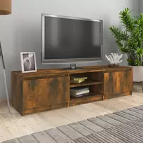 TV staliukas Televizoriaus spintelė, dūminio ąžuolo, 140x40x35,5cm, mediena