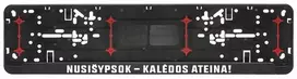 Automobilio numerių rėmelis "Nusišypsok - Kalėdos ateina!"