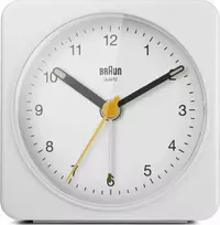 Braun BC 03 W kvarcinis žadintuvas analoginis baltas
