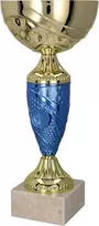 Blue Auksinė mėlyna T-M 9058G metalinė taurė