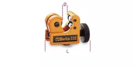 Beta Tools Vinilchlorido vamzdžių ir lengvojo lydinio 3-16 mm žiedinis pjoviklis (00332001)