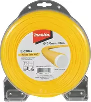 Makita Trimeriai 3,0mm/56m apvalus valas E-02842