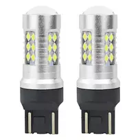 LED lemputės Canbus 3030 24smd T20 7443 W21/5W baltos 12v 24v amio-02126