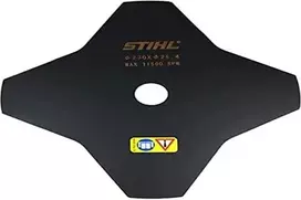 4 ašmenų pjovimo peilis Stihl; 230x25,4 mm; Z4