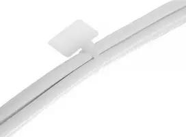 Intos InLine kabelių raištis su žymėjimo etikete 100 vnt, 3 x 200 mm