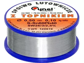 Lydmetalis su fliusu CYNEL LC60-FSW26 0.50mm 100g