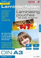 Genie laminuoti maišeliai 50 A3 - folija