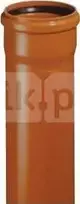 Magnaplast Išorinis nuotekų vamzdis PVC-U 160/6000x4,0 KGEM SN4 putotas
