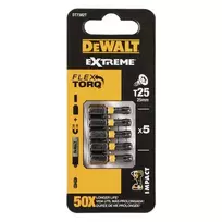 Sukimo antgaliukai FLEXTORQ T25 25 mm, DeWALT, 5 vnt.