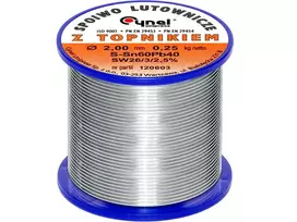 Lydmetalis su fliusu CYNEL LC60-SW26 2.00mm 250g