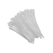 QOLTEC 52232 Daugkartinio naudojimo savaime užsifiksuojanti kabelio juosta 7,2x300 mm nailono UV Baltas