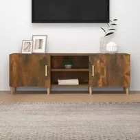 TV staliukas Televizoriaus spintelė, dūminio ąžuolo, 150x30x50cm, mediena