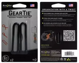 Organizacija Nite Ize Juodi kabeliai (GT6-2PK-01)