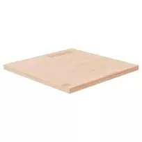 Stalviršis, 50x50x2,5cm, neapdorotas ąžuolo medienos masyvas