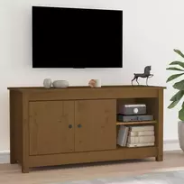 TV staliukas Televizoriaus spintelė, medaus ruda, 103x36,5x52cm, pušis
