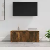 TV staliukas Televizoriaus spintelė, dūminio ąžuolo, 80x34x30cm, mediena